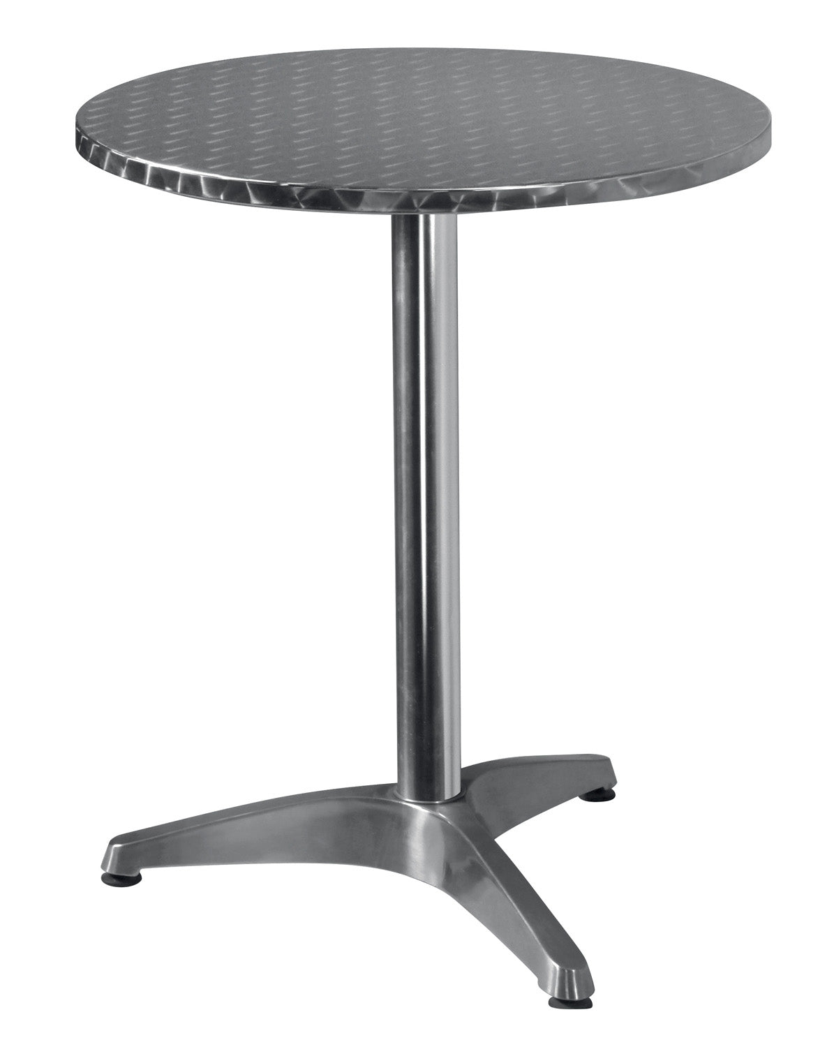 Tavolo  Ø60 Alu/Acciaio 1 Pz