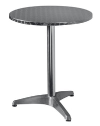 Tavolo  Ø60 Alu/Acciaio 1 Pz