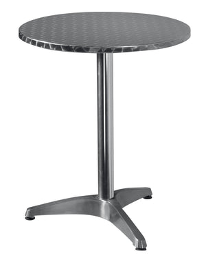 Tavolo  Ø60 Alu/Acciaio 1 Pz