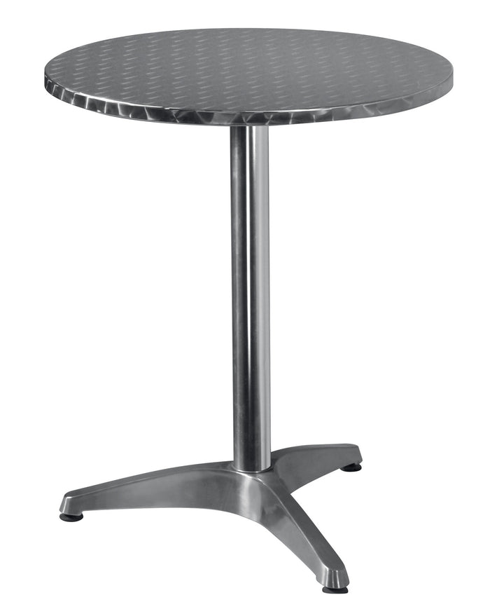 Tavolo  Ø60 Alu/Acciaio 1 Pz