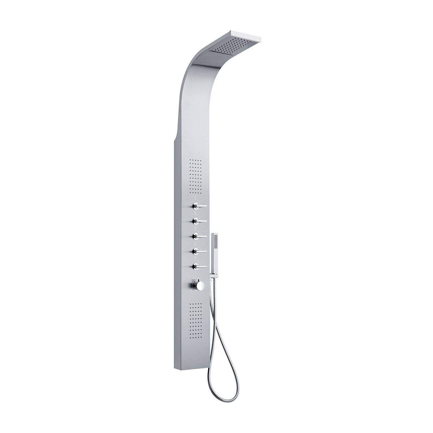 Colonna in acciaio con miscelatore 4 funzioni Sphera