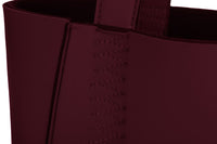 Shopper in neoprene Bordeaux