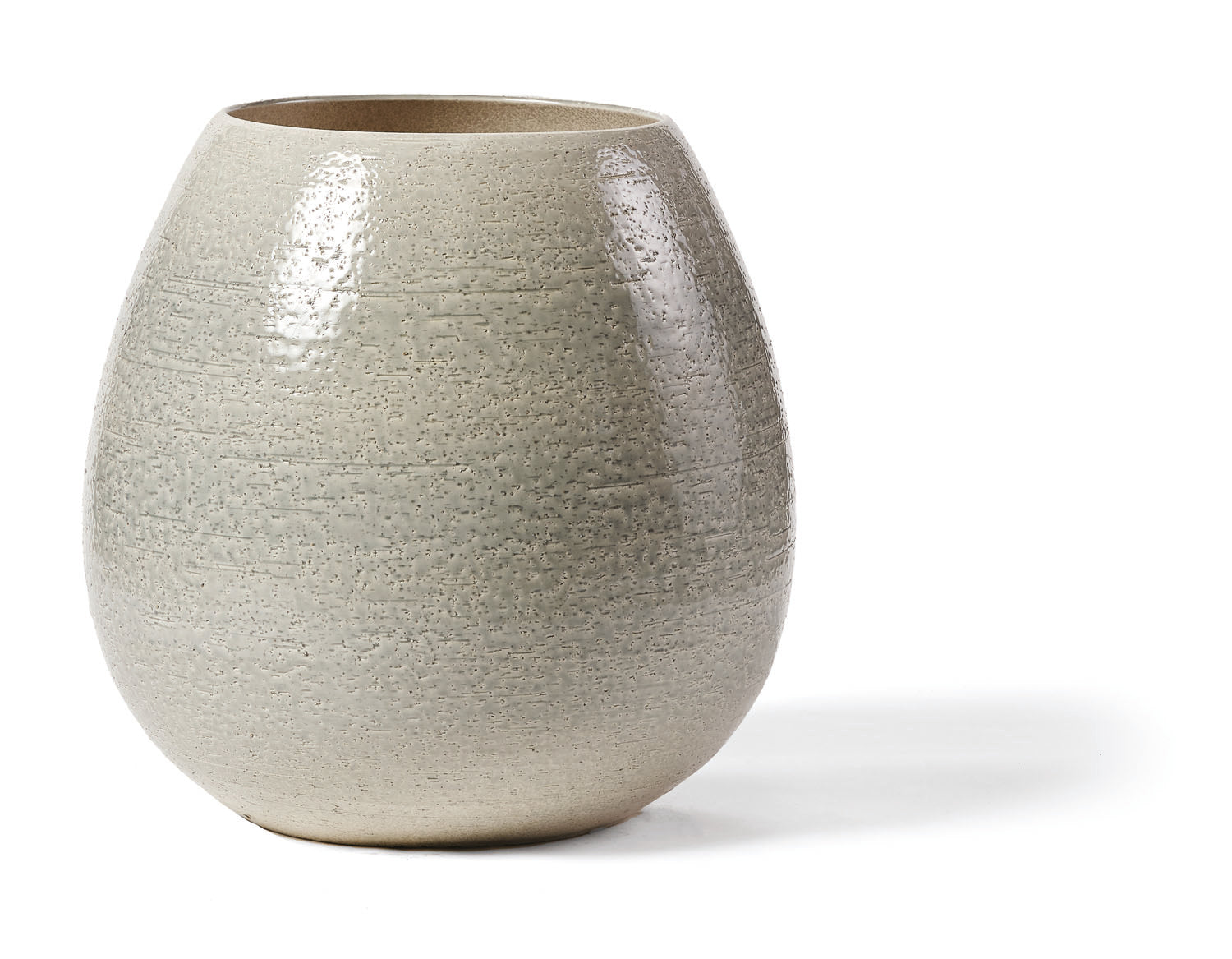 Vaso Murano Colore: Neve, Materiale: Ceramica