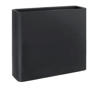 Vaso Divio Indoor Materiale: Polietilene, Colore: Antracite