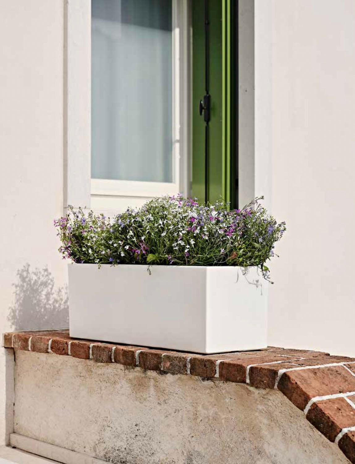 Vaso Schio Cassa Materiale: Polietilene, Colore: Smoke