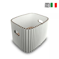 Contenitore piccolo multiuso Materiale: Cartone ondulato, certificato FSC, Colore: Bianco