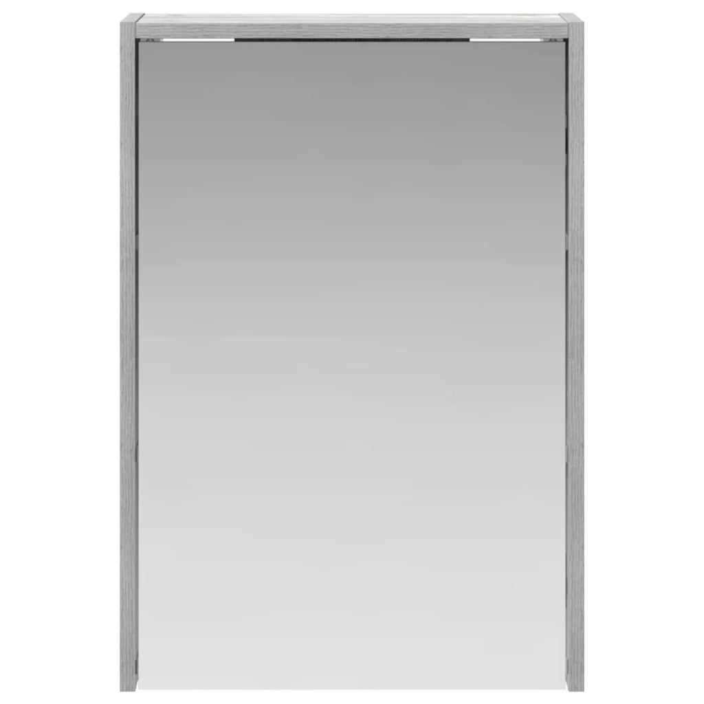 Mobiletto per specchio da bagno Grigio Sonoma 43 x 16 x 62.5 cm