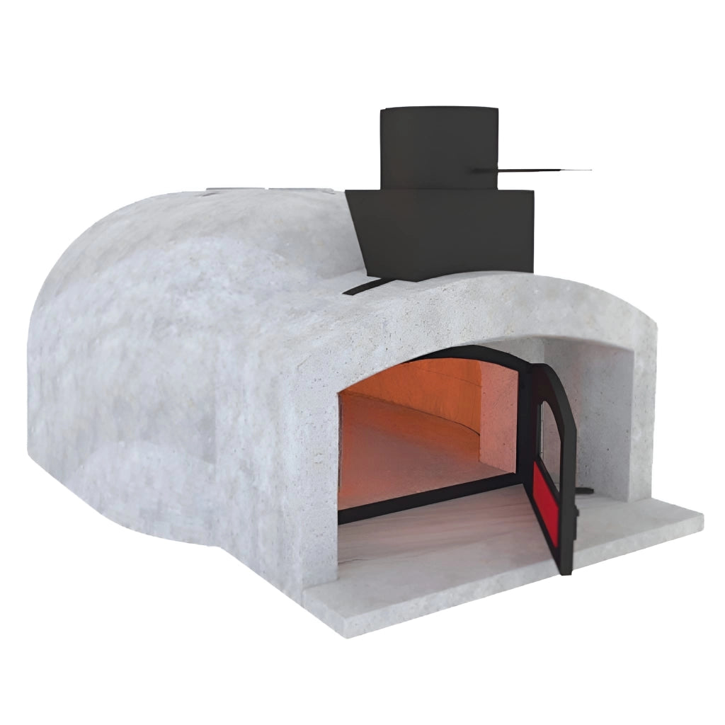 Forno legna artigianale diametro 80 cm capienza 4/6 pizze cottura diretta