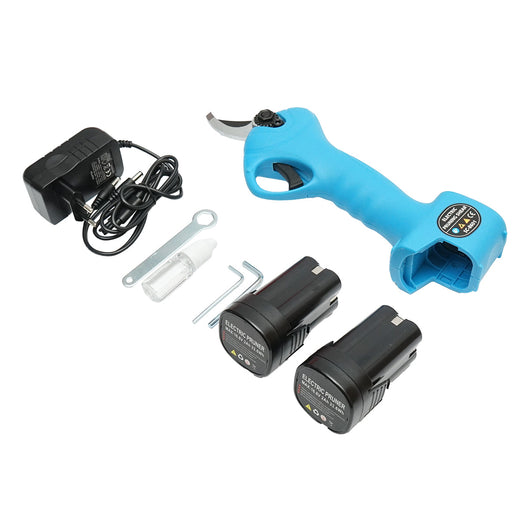Forbici da giardino elettriche 850W con 2 batterie agli ioni di litio da 16,8V, diametro 0-25mm