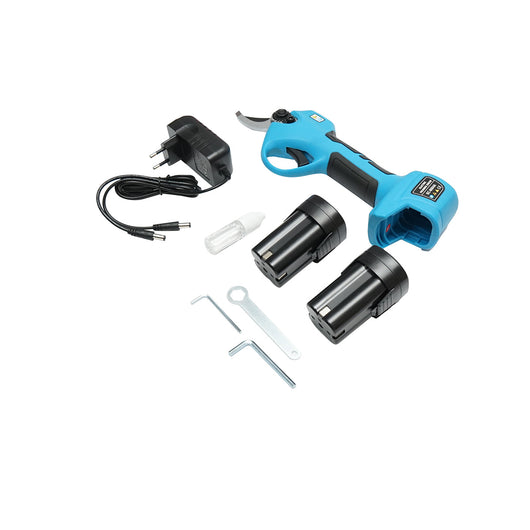 Forbici da giardino elettriche 850W con 2 batterie agli ioni di litio da 16,8V, diametro 0-28mm