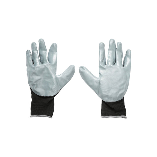 Guanti da lavoro in gomma sintetica nero-grigio taglia 9 Breckner Germany