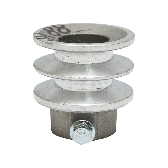 Puleggia a 2 gole per albero chiave da 19 mm, motore da 7 CV