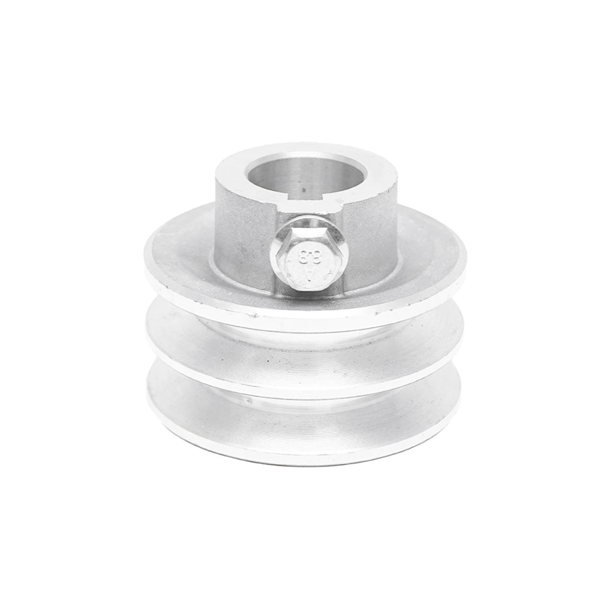 Puleggia a 2 gole per albero da 25 mm