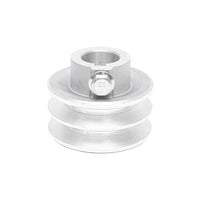 Puleggia a 2 gole per albero da 25 mm