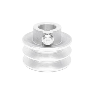 Puleggia a 2 gole per albero da 25 mm