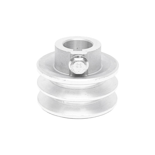 Puleggia a 2 gole per albero da 25 mm