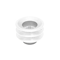 Puleggia a 2 gole per albero da 25 mm