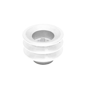 Puleggia a 2 gole per albero da 25 mm