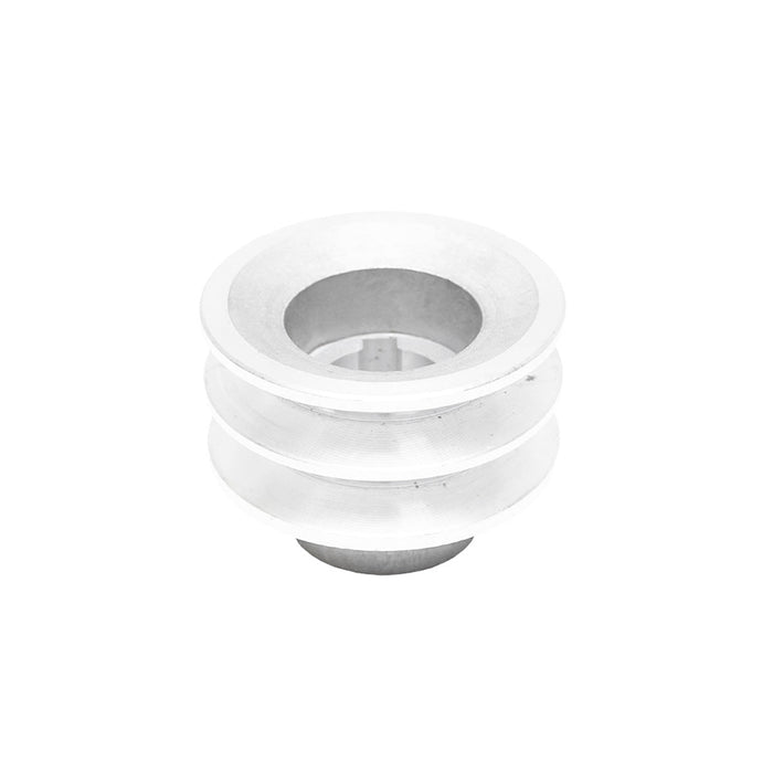 Puleggia a 2 gole per albero da 25 mm