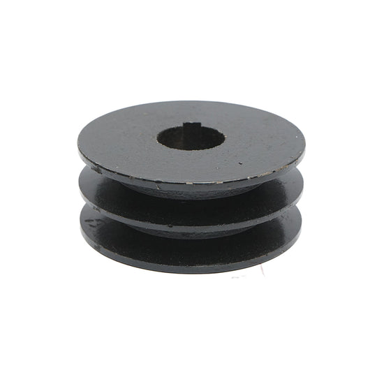 Puleggia a 2 gole per albero motore con chiavetta da 25 mm, motore da 13 CV