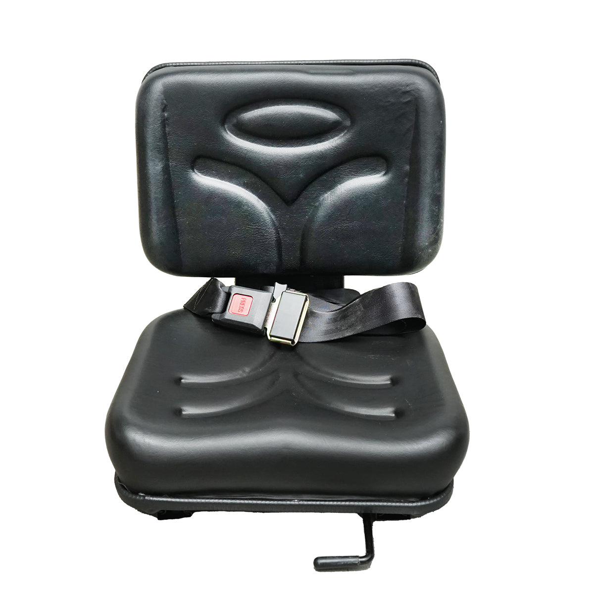 Sedile universale con cintura per macchine agricole o industriali, carrelli elevatori