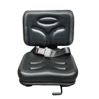 Sedile universale con cintura per macchine agricole o industriali, carrelli elevatori