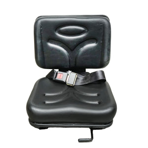 Sedile universale con cintura per macchine agricole o industriali, carrelli elevatori