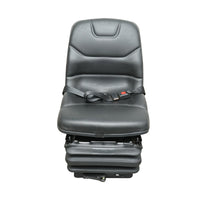 Sedile universale regolabile in altezza e peso 50-130Kg per trattori, macchine agricole, industriali, carrelli elevatori