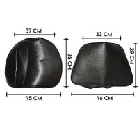 Set coprisedili universali per trattori, carrelli elevatori per schienale e sedile, ecopelle