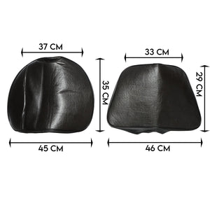 Set coprisedili universali per trattori, carrelli elevatori per schienale e sedile, ecopelle