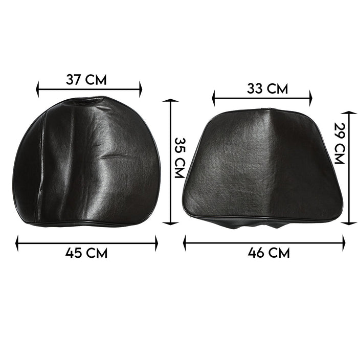 Set coprisedili universali per trattori, carrelli elevatori per schienale e sedile, ecopelle