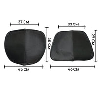 Set universale di fodere per sedili di trattori, carrelli elevatori per schienale e sedile, materiale tessile