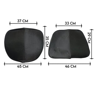 Set universale di fodere per sedili di trattori, carrelli elevatori per schienale e sedile, materiale tessile