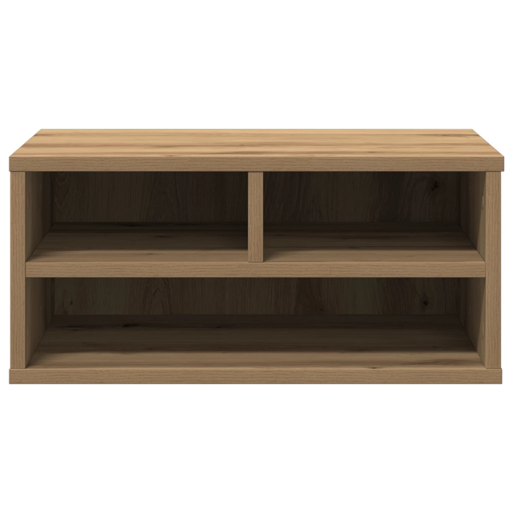Supporto per Stampante Rovere Artigianale 49x40x22,5 cm Legno Ingegnerizzato