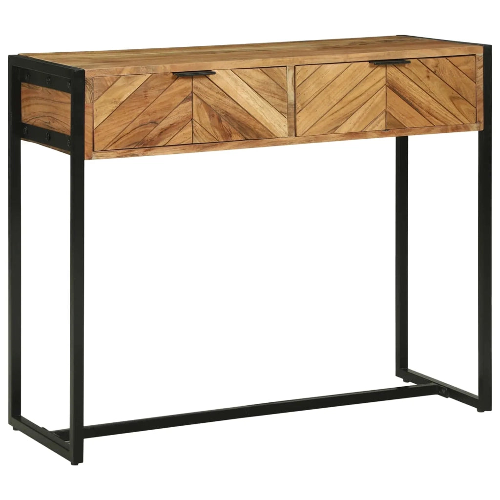 Tavolo consolle con cassetto Marrone 90 x 35 x 75 cm 374106