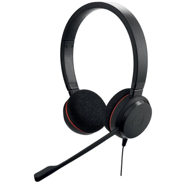 Jabra evolve 20 auricolare cablato a padiglione ufficio usb type-c / usb type-a nero - 4999-829-269