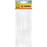 Topex 44e971 fascette per cavi 2 2,5mmx200mm, 100 pezzi ds