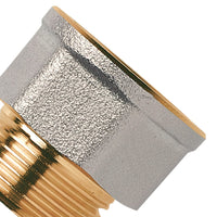 Raccordo diritto a compressione per tubo rame MF 1/2"