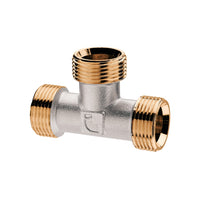 Raccordo a TEE a compressione per tubo rame MMM 1/2"