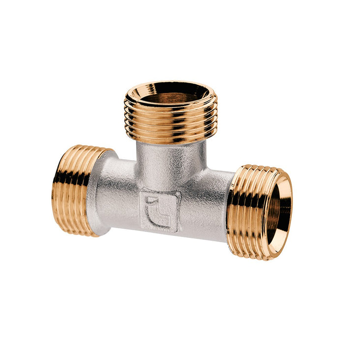 Raccordo a TEE a compressione per tubo rame MMM 1/2"