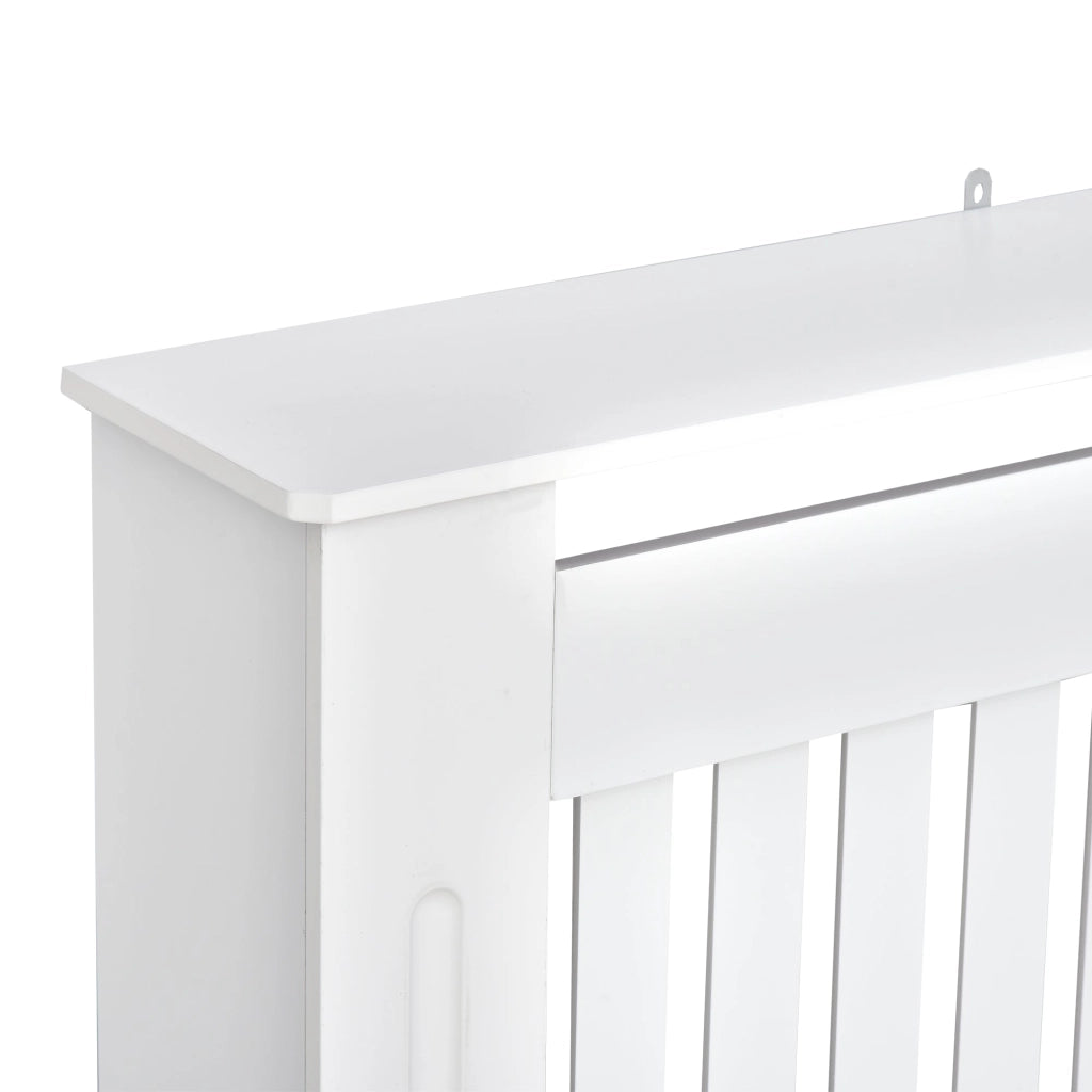 Copritermosifone in Legno MDF Bianco 172x19x81 cm