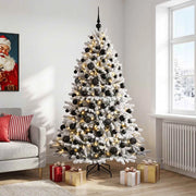 Albero di Natale Artificiale con Palline 210 cm 300 LED 3466413