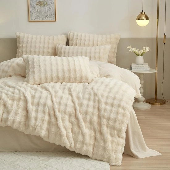 Set di coperte per letto - 3 pezzi - microfibra - 200x200 cm