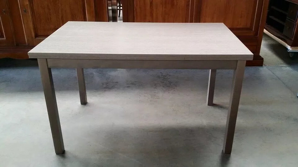 Tavolo allungabile rovere grigio cm 130x80x76h (564) - Mobili 2G