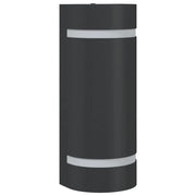 Applique da esterno dal design moderno 8 x 10 x 24 cm resistente alle intemperie alluminio nero 02_0056631