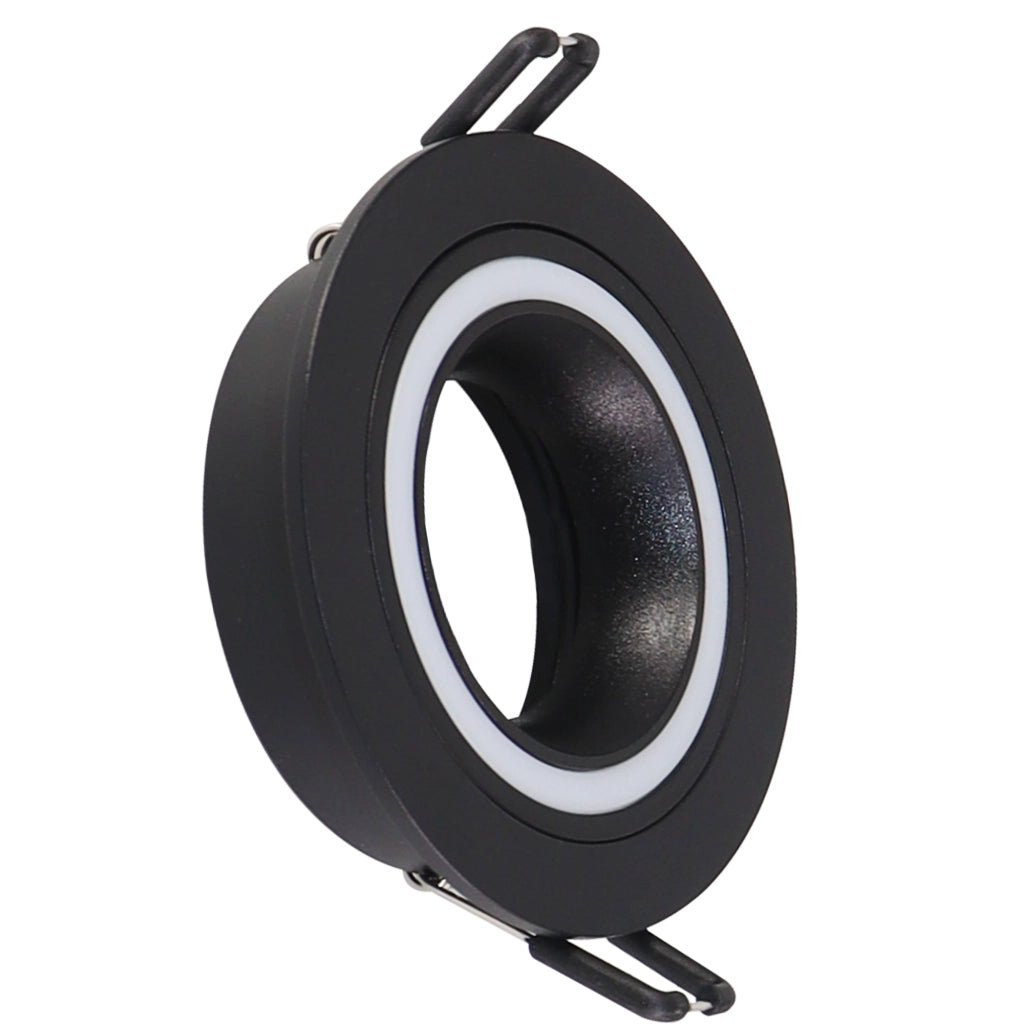 Faretto incasso rotondo nero GU10 Polux FALCO 323699