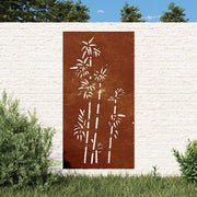 Decorazione Muro da Giardino 105x55 cm BambÃ¹ in Acciaio Cortencod mxl 130657