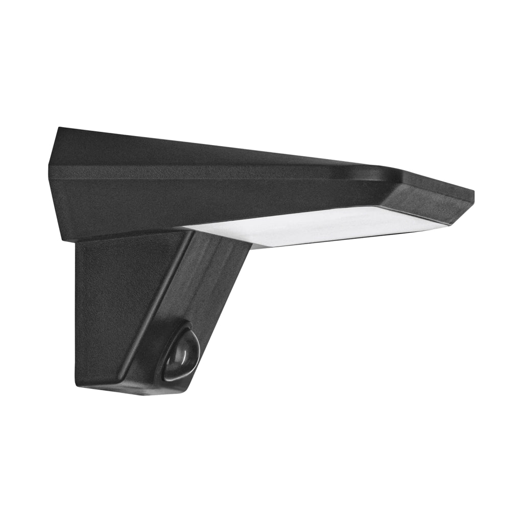 Luce Solare Esterno Moderna Porrassa Policarbonato Nero E Bianco Led