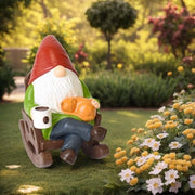 Statua di gnomone - Decorazione divertente per giardino - Esterno e interno
