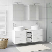 Set di mobili per il bagno 5 pcs Bianco 3407071
